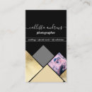 Recherche de photographie élégante cartes visite Customer