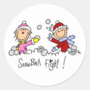 Search for snowball fight stickers Winter