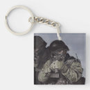 Search for a team square keychains Military