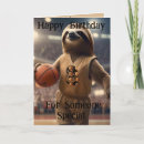 Search for funny basketball birthday cards Player