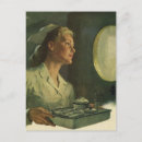 Recherche de vintage infirmière cartes postales Rétro