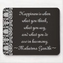 Recherche de gandhi tapis souris Citations