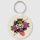 Search for female likeness keychains Protest march