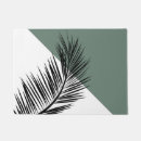 Search for palm leaf doormats Exotic
