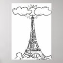 Recherche de dessin tour eiffel posters France