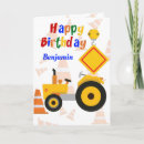 Search for construction birthday cards Yellow