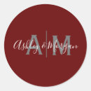Search for grey red wedding stickers White