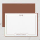 Search for brown note cards Masculine