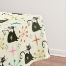 Search for black cat tablecloths Retro