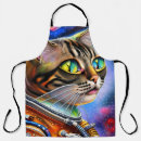 Search for hipster cat aprons Kitty
