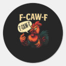 Recherche de humour coq autocollants F caw f