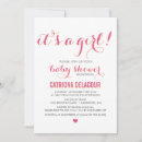 Search for typography baby girl shower invitations Cute