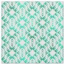 Search for teal geometric fabric Green
