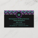 Search for black and teal business cards Administrative professional