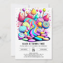 Search for candy pastel invitations Candyland