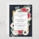 Search for rustic wood engagement party invitations Gold