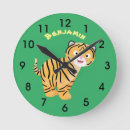 Recherche de tigre sauvage horloges Dessin