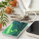 Search for winter night keychains Aurora borealis