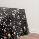 Search for black santa tablecloths Merry christmas