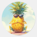 Search for funny pineapple stickers Beach