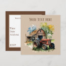 Search for tractor cute invitations Country