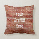 Search for brick wall pillows Bricks