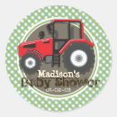 Search for tractor baby shower stickers Boy