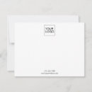 Search for business logo note cards Black
