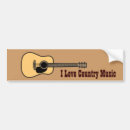 Search for country music bumper stickers Guitar