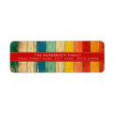 Search for striped background return address labels Colourful