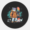 Search for fun on a snowboard stickers Shred the mountain
