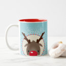 Search for rudolph the red nosed reindeer mugs Funny