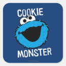 Recherche de visage monstre autocollants Cookie monster sesame street