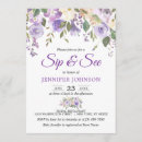 Search for sip and see invitations Purple