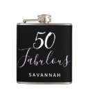 Search for 21st birthday flasks Black and white