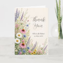 Search for summer meadow thank you cards Watercolor flowers