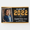 Search for school graduation banners Black and white