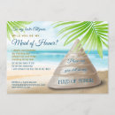 Recherche de destination wedding bridesmaid cards Maid of honor