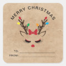 Search for christmas reindeer stickers Girly