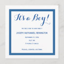 Search for style square invitations Blue