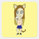 Search for cat woman stickers Cute