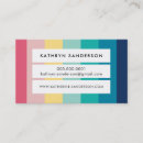 Recherche de couleur vive cartes visite Chic