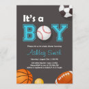 Recherche de sports baby shower invitations Bébé