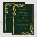 Search for newlywed invitations Gold