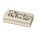 Search for welcome rubber stamps Heart