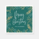 Search for teal christmas napkins Festive