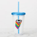 Search for rainbow tumblers Super hero logo