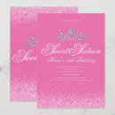 Search for pretty sweet 16 invitations Glam