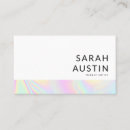 Search for hologram business cards Elegant makeup artist