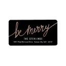Search for copper foil return address labels Chic